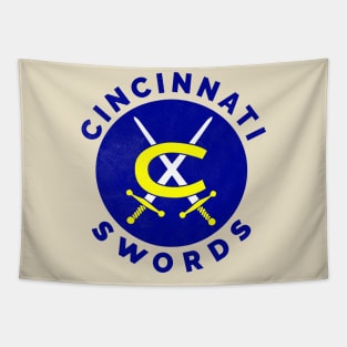 Classic Cincinnati Swords Hockey Tapestry