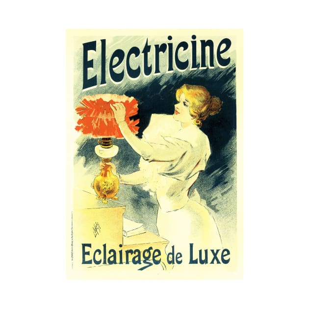 ELECTRICINE Luxury Lighting Art Nouveau Lucien Lefevre Maitres De L' Affiche by vintageposters