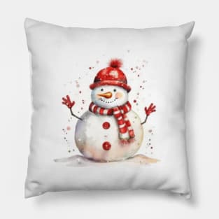 Christmas's snow man Pillow