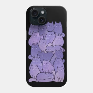 Cute space cats illustration Phone Case