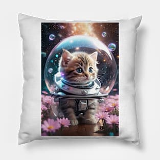 Star Gazer Feline Pillow