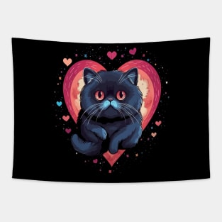 Exotic Shorthair Valentine Day Tapestry