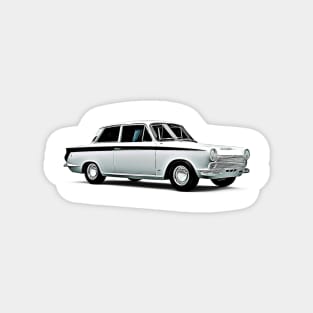 Lotus Cortina Cartoon Magnet