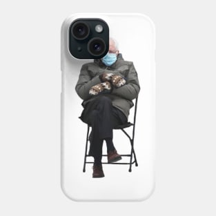 Bernie Sanders Mittens Inauguration Meme Phone Case