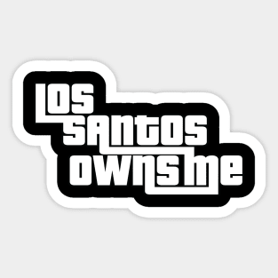 Radio Los Santos , Rock Radio Sticker for Sale by theDlab