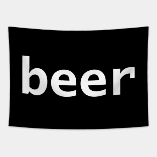 Beer Minimal Typography Generic Tapestry