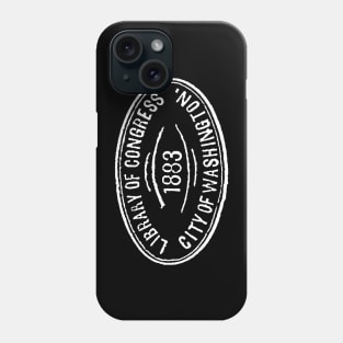 Library of Congress 1883 Book Stamp Phone Case