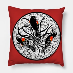 Redwing Knot Pillow