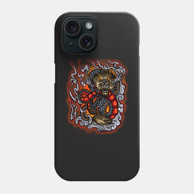 Dragon Phone Case by RowdyPop