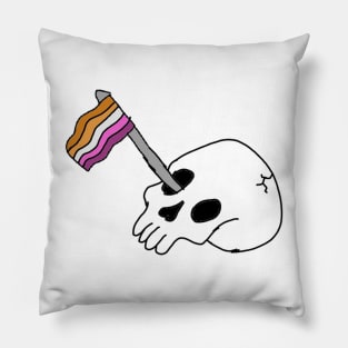 Lesbian skelly Pillow