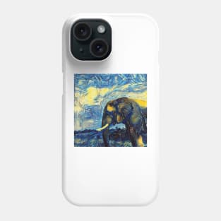 Cute elephant (animal, baby elephant, elephant art, cage the elephant and elephant painting) Phone Case