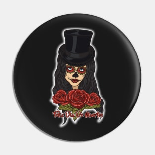 TopHat La Catrina - Dia De Los Muertos Pin