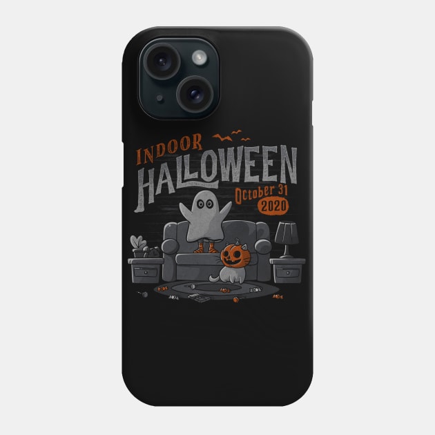 Indoor Halloween Funny 2020 Quarantine Holiday Gift Phone Case by eduely