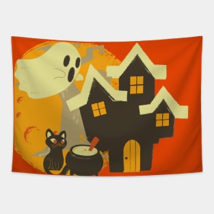 Haunted House Tapestry