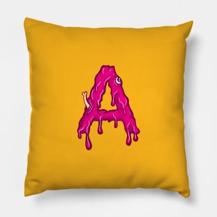 A Letter Melted Zombie Pillow