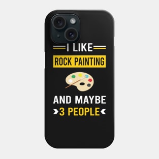 3 People Rock Painting Phone Case