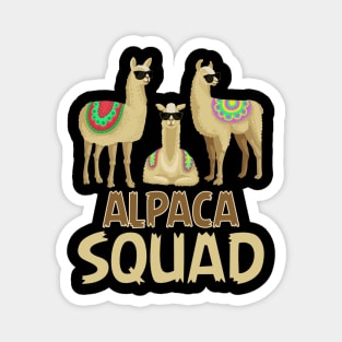 Funny Alpaca For Alpaca Squad Magnet