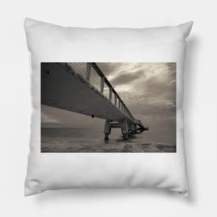 Cloudy Sea Pier Pillow