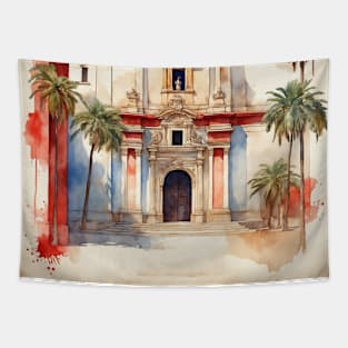 Santa Catarina Juquila Oaxaca Mexico Vintage Tourism Travel Tapestry