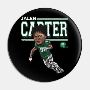 Jalen Carter Philadelphia Cartoon Pin