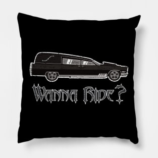 Funny Hearse Driver - Funeral Director Joke Pillow