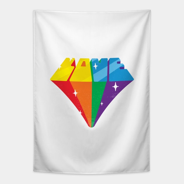 LGBT Pride-Love Itself Is A Gem Tapestry by POD Anytime