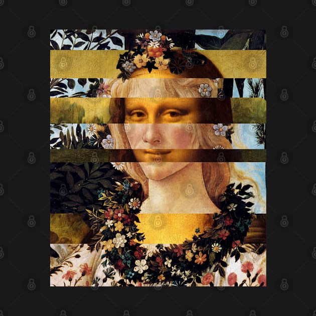 Mona Lisa by Leonardo da Vinci and Flora by Sandro Botticelli by luigi-tarini