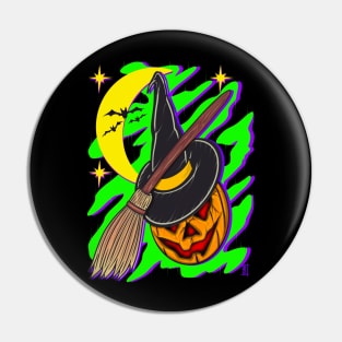 Witch pumpkin Pin