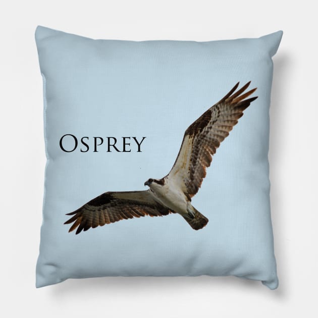 Osprey (Pandion haliaetus) Pillow by Whisperingpeaks