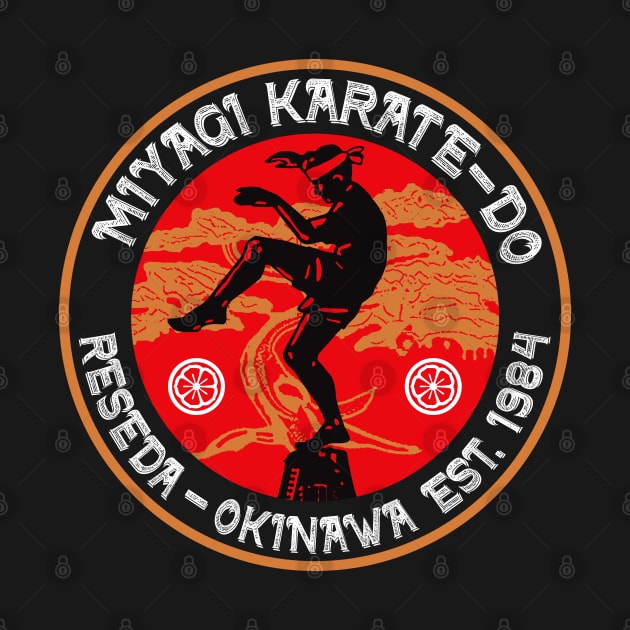 Miyagi Karate Do Crane kick by Karate Panda