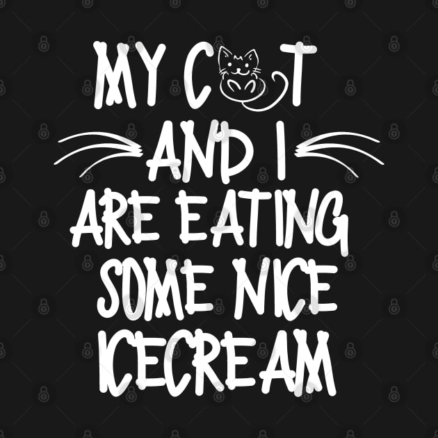 My cat and I are eating some nice icecream by mksjr