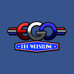 EGO Pro Wrestling - 3rd Logo RWB T-Shirt