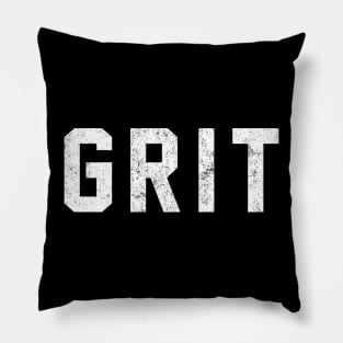 GRIT - vintage design Pillow