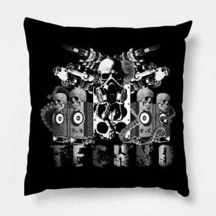 Techno Hardstyle Gabba Frenchcore Style Pillow