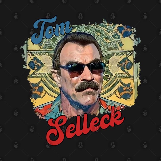 Tom Selleck Retro Vibes by Jandara