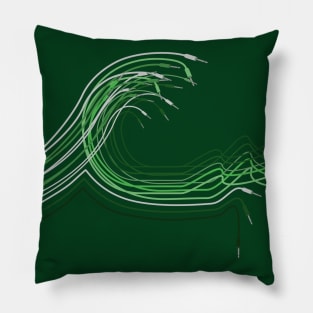 Great Wave for Electronic Musician and Synthesizer player Pillow