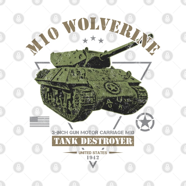 M10 Wolverine Tank Destroyer by Military Style Designs