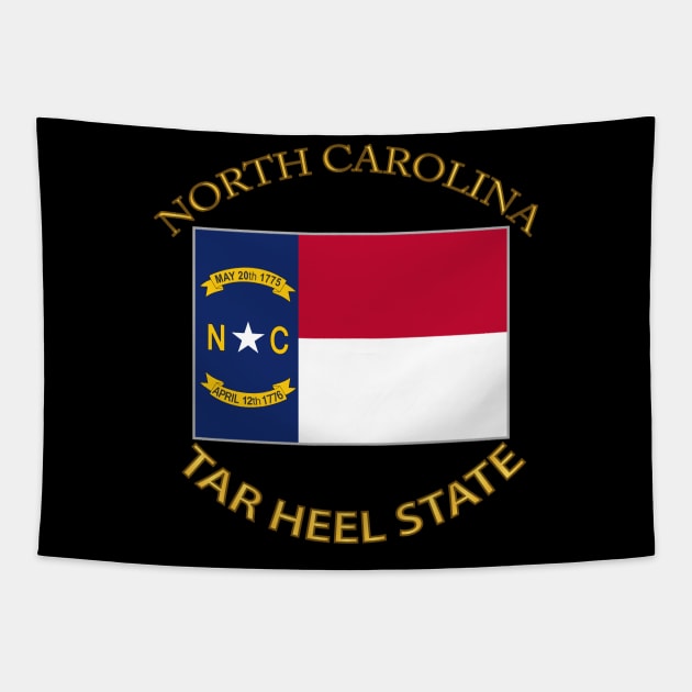 Flag - North Carolina - Tar Heel State Tapestry by twix123844