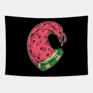 Wave Watermelon Tapestry