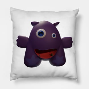 Purple Monster Pillow