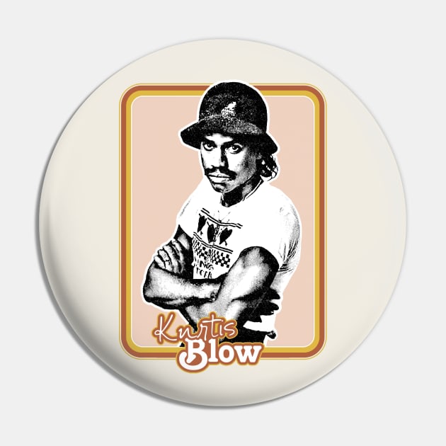 Kurtis Blow //// Retro Fan Design Pin by DankFutura