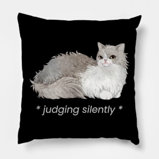 *judging silently* cat Pillow