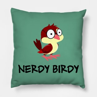 Nerdy Birdy Pillow