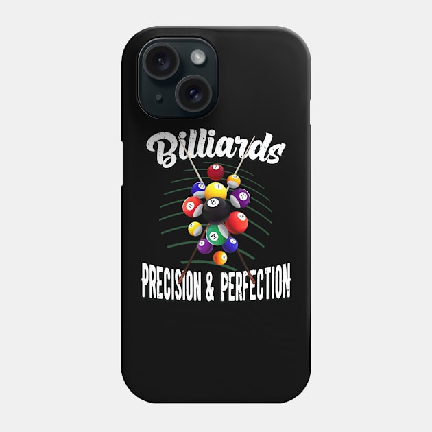 Billiards Pool Billiard vintage 8-Ball Phone Case by Foxxy Merch