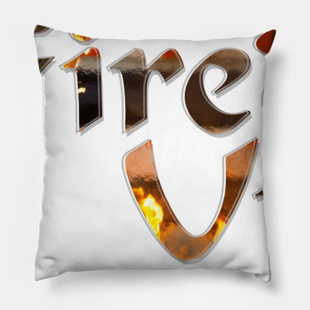 Fired Up Pillow by afternoontees