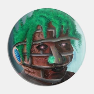 Grass Man Pin