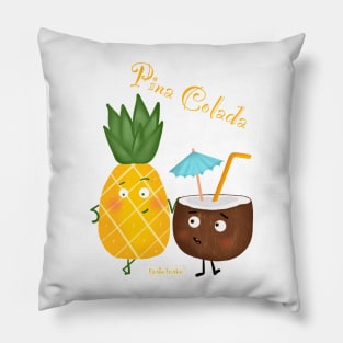 Pineapple and coconut Pina colada Pillow