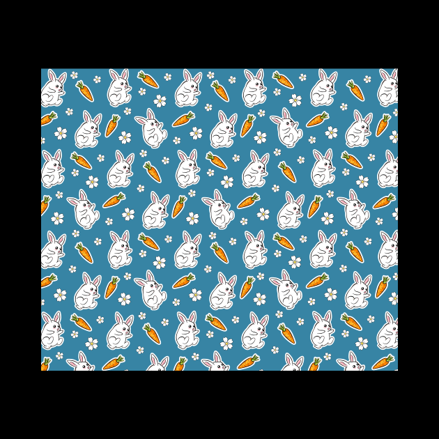 Bunnies and Carrots Pattern by sirwatson