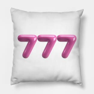 Lucky 7's - Pink Pillow