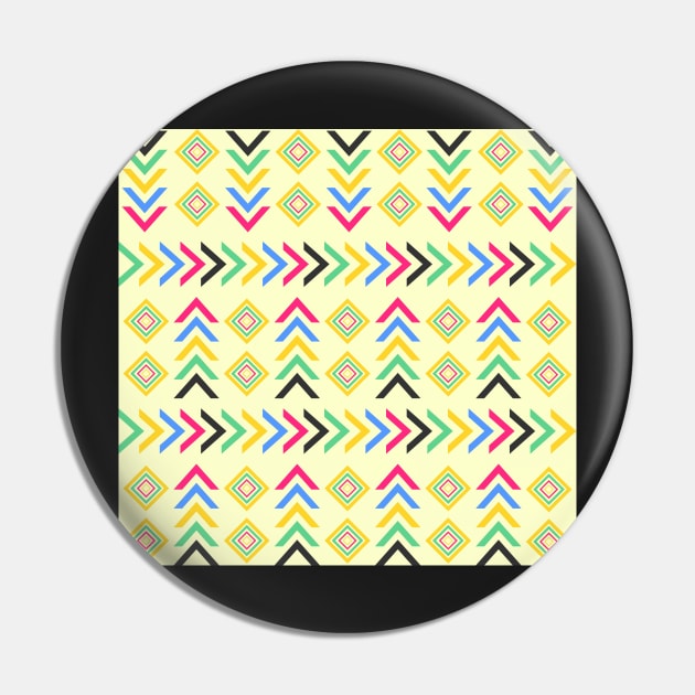 Colorful arrow pattern Pin by cocodes